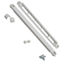 Merriway BH03173 Windows and Door Fully Adjustable Trickle Vent, 260mm (10.4 inch) - White