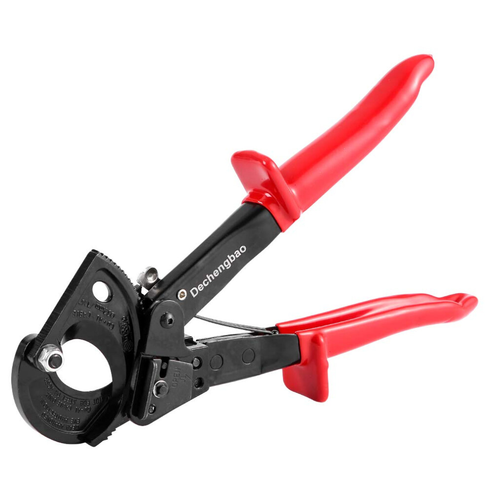 Cable Cutter,Hs325a Heavy Duty Aluminum Copper Ratchet Cable Cutter, Cut Up To 240Mmâ² Ratcheting Wire Cutter (Hs325a) 91085528