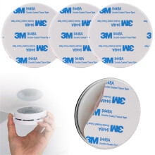 Magnetic Smoke Detector Sticky Pads Magnetic Adhesive Pads 3PCS Magnetic Smoke Alarm Fixing Mount No Drilling Magnet Holder Installation Tool for Smo