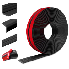 Peel and Stick Wall Moulding Trim Flexible Edging Trim Self Adhesive Wall Corner Protectors Edging Strip for Home Decor Floor Transition (20mm3m, Bl