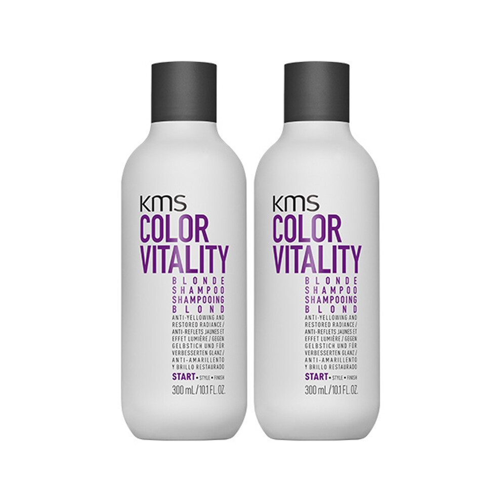 Kms Colorvitality Blonde Shampoo 300Ml Double