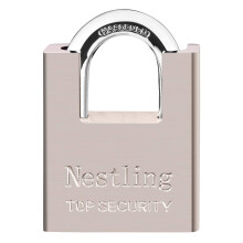 60mm Heavy Duty Padlock with 4 Keys - High Security Outdoor Padlock, Locker Padlocks for Shed, Warehouse, Container, Storage, Gate,Garages -Outdoor L