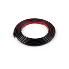 Black Self-Adhesive PVC Tile Edging Strip Flexible Backsplash Floor Edge Moulding Trim,Vinyl Laminate Beading,Liner for Corner,Peel and Stick Caulk D
