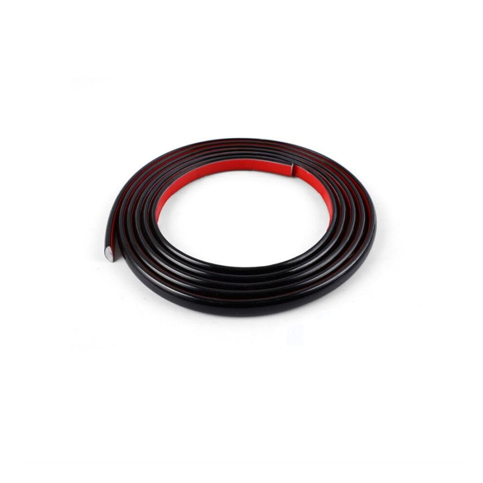 Self-Adhesive Pvc Tile Edging Strip Flexible Backsplash Floor Edge Moulding Trim,Vinyl Laminate Beading,Liner For Corner,Peel And Stick Caulk D Black Zayejod