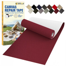Xroam Canvas Repair Tape, 8 x 160 cm Waterproof Fabric Tape for Furniture, Self Adhesive Canvas Patches for Boat Covers, Sofas, Tents, Louge Chairs,