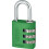 Abus ABUS Combination Lock 145/30 Green - Luggage Lock, Locker Lock and Much More. - Aluminium Padlock - Individually Adjustable Combination Code - ABUS S 2