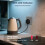 BSEED Single Socket with USB C 5 Pack, Electrical Single Switched Power Plug Wall Socket with LED Indicator, PC Wall Plate Outlet, Grey, 13A 5
