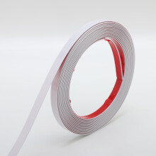 Matte White Molding Trim Peel and Stick, Flexible Mirror Border Design, Wall Ceiling Floor Cabinet Tile Edge Moulding, 5m x 2cm