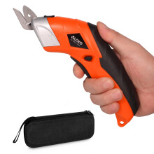 VLOXO Electric Scissors Wireless Cardboard Cutter Electric Fabric Scissors Box Cutter with 2 Blades Rechargeable Powerful Fabric Cutter for Crafts Le