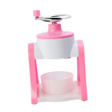 Manual Ice Shaver with Hand Crank for Smooth Snow Cones and Drinks, Reusable Summer Dessert Maker