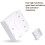 VCELINK Surface Mount Back Box for Network Wallplate Ethernet Faceplate 1 Gang 32mm White, 2 Pack 3