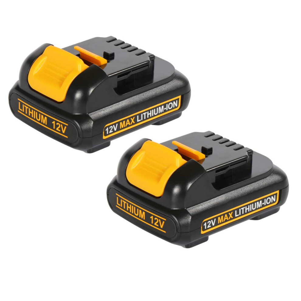 Geelink 2Pack 3.0Ah 10.8V/12V Li-Ion Battery Dcb127 Replacement For Dewalt Dcb124-Xj Dcb120 Dcb123 Dcb127 Dcb122 Dcb124 Dcb121 36249701