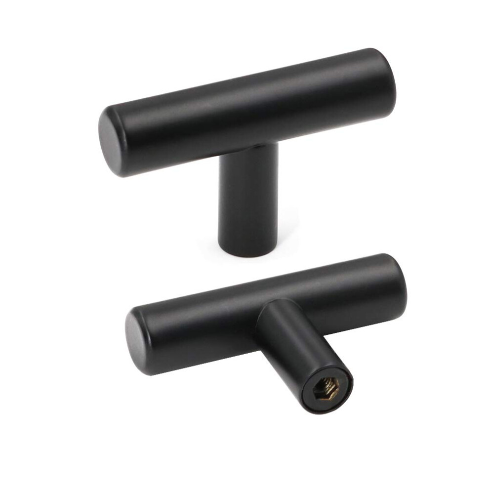 Lontan Black 10 Pack Kitchen Cupboard Knobs - Drawer & Cabinet Door Knobs 88895147