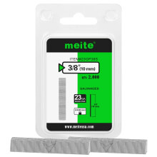 meite 23 Gauge Pin Nails, 10 mm Micro Headless Piner Nails - Galvanized 23GA Pins Nails for Nail Gun, Ideal for Fine Woodworking and Trim Work (2,000