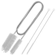 Bcautay Flexible Drain Brush 66in Double-Ended Drain Pipe Cleaner Brush Shower Drain Unblocker Tools for Kitchen Fridge Aquarium Shower Plug Hole for