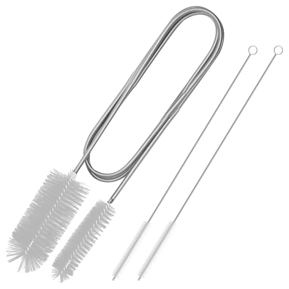 Bcautay Flexible Drain Brush 66In Double-Ended Drain Pipe Cleaner Brush Shower Drain Unblocker Tools For Kitchen Fridge Aquarium Shower Plug Hole For