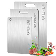 Titanium Cutting Board Set of 3, DoubleSided OdorResistant Chopping Boards Dishwasher Safe S M L