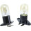 Microwave Oven Light Bulb LED 230V 20W  Temp Resistant with 2Pin Base for Replacement 5