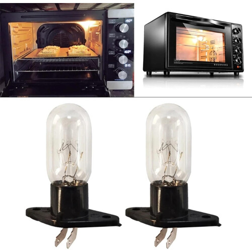 Microwave Oven 2Pin LED Light Bulb 230V 20W  Temperature Resistant Universal Replacement 2