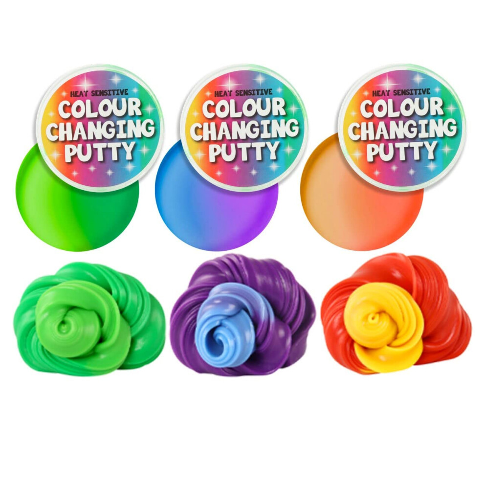 D.a.y. Republic Colour Changing Slime Putty, 1, Pack, Random Colour, Fun Novelty, Magical, Heat Sensitive, Stress Relief, Great For Children And Adults