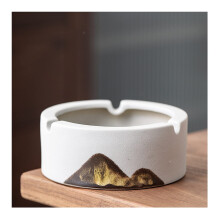 Windproof Smokeless Ashtray with Lid for Outdoor Cigarette Use and Butts Holder
