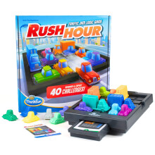 ThinkFun Rush Hour - Traffic Jam Logic, Brain & Challenge Game - STEM Toys for Boys, Girls and Adults Age 8 Years Up - 2025 Edition