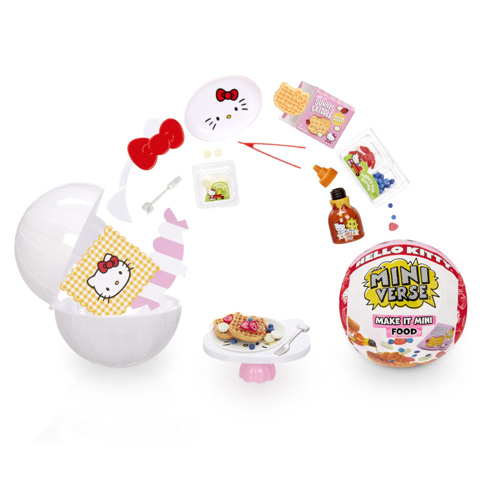 Mga's Miniverse Make It Mini Food Hello Kitty Mini Collectibles, Sanrio, Diy, Crafts, Resin Play, Replica Food, Novelty, Not Edible, 8+ 70552270