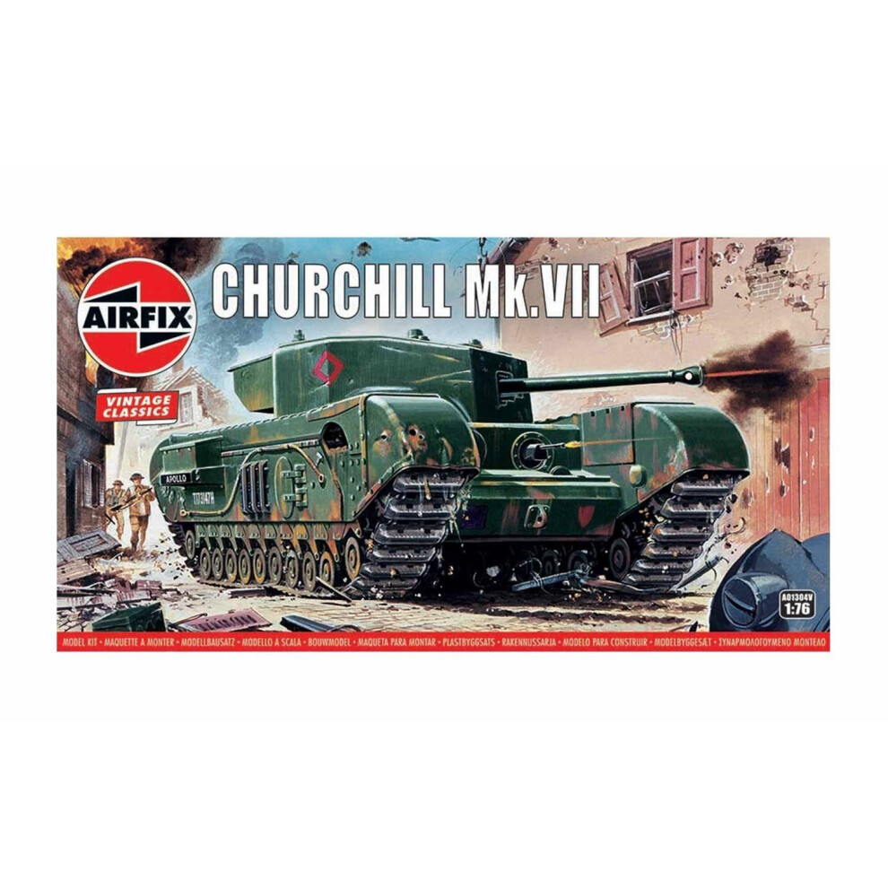 Airfix Vintage Classic 1/76 Churchill Mk.vii Tank # A01304v
