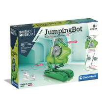 Clementoni- Science Museum JumpinBot: Engaging STEM Robot Toy, Build and Program Your Own Jumping Robot, Fun and Educational Engineering Experience,