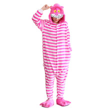 FunnyCos Adult Onesie Animal Pajamas Unisex Halloween Cosplay Costume Loungewear Cheshire Cat M