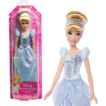 Mattel Disney Princess Dolls, Cinderella Posable Fashion Doll with Sparkling Clothing and Accessories, Disney Movie Toys, HLW06