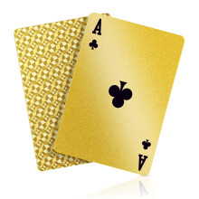BIERDORF Waterproof Plastic Playing Cards - Durable Cool Deck of Cards - Standard Index Professional Premium Poker Cards - Vintage Casino Themed Card