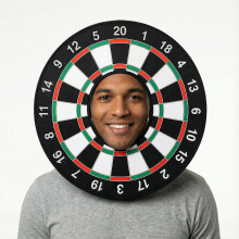 HENBRANDT 3 x Adult Dartboard Hat Novelty 43cm Bullseye Themed Sports Fan Darts Board Halloween Costume Cosplay Stag Night Headwear Unisex Fancy Dres