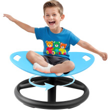 LGMCF Kids Sensory Spinning Chair, Spinning Chair for Autism & ADHD Children with Safety Handle & Non-Slip Design, Sensory Toy for Training Body Coor