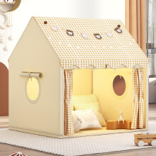 Children's tent Playhouse with Star Lights and Tote Bags, Kids Play Tent Indoor & Outdoor, Washable Teepee Tent for Girls, Kids Play House for Toddle