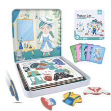ASTARON Magnetic Animal Puzzles for Toddlers – 62 Pieces, 2 Scenes, Portable Travel Toy, Educational Gift for Kids
