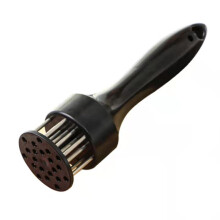 Meat Tenderizer Tool with 21 Stainless Steel Pins, Ergonomic NonSlip Grip for Steak and Poultry