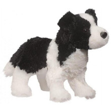Douglas 4009 Dogs Border Collie Plush Toy, 20 cm Long