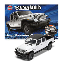 Airfix QUICKBUILD Model Car Kit - Jeep Gladiator Overland Car Building Kit for Kids 6+, Construction Toys for Boys & Girls, No Glue Model Making - Cl