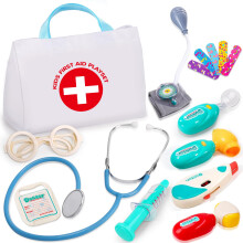 Doctors Set for Kids, Kids Doctors Set, Toddler Doctor Kit, Pretend Role Play Doctor Medical Kit with Realistic Stethoscope, doctor Playsets Educatio