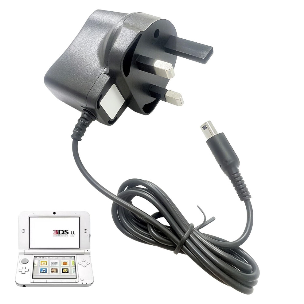 Charger For Nintendo 3Ds, 1.2M Charger Cable With Uk Plug Compatible For Nintendo New 3Ds / 3Ds Xl / 3Ds / New 2Ds Xl/New 2Ds / 2Ds Xl / 2Ds / Dsi/Ds 19282701