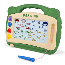 OFFCUP Magnetic Drawing Board, Toddler Boy Girl Toys for 1-5 Year Old, Portable Doodle Pad with Pen, Learning Educational Toys for 1 2 3 Baby Kids Bi