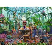Ravensburger Morning in the Greenhouse 500 Piece Jigsaw Puzzle for Adults and Kids Age 10 Years Up