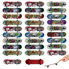 OMJMYY 30 PCS Finger Skateboards,Mini Skateboard Toy,Cool Finger Boards Skateboards,Finger Board Skate Toy Perfect for Kids Party Favours Bag Fillers