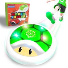 Glückpa Hover Football with LED Lights, Safe Foam Bumper, Super Bro Toys, Indoor Foot Toy Games, Air Power Football Toys for Kids Ages 3 4 5 6 7 8-12