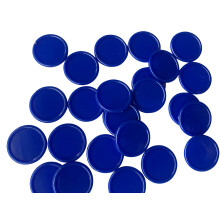 500 X TOKENS DRINK VOUCHERS REWARDS POKER CHIPS 25MM (Blue)