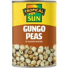 Tropical Sun Gungo Peas Tins 400 g (Pack of 12)