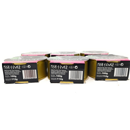 |(6 PACK) - Fish4Ever - Wild Alaskan Pink Salmon | 160g | 6 PACK BUNDLE 1
