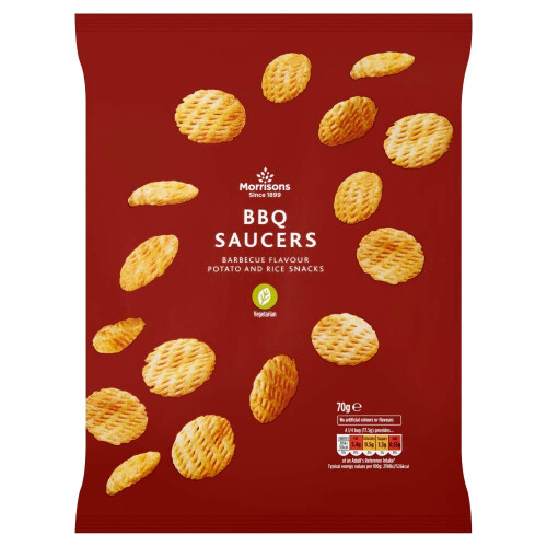 Morrisons BBQ Saucers 70 g x 12