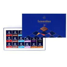 Leonidas Belgian Chocolate Assorted Napolitains Large Gift Box, 54 Pieces